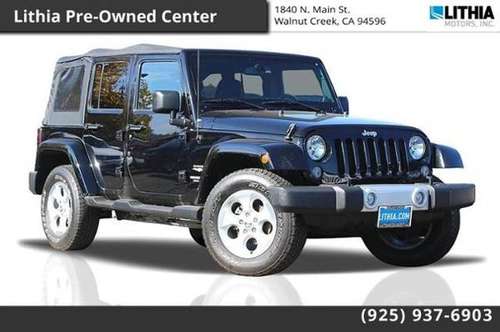 2014 Jeep Wrangler Unlimited 4x4 4WD 4dr Sahara SUV - cars & trucks... for sale in Walnut Creek, CA