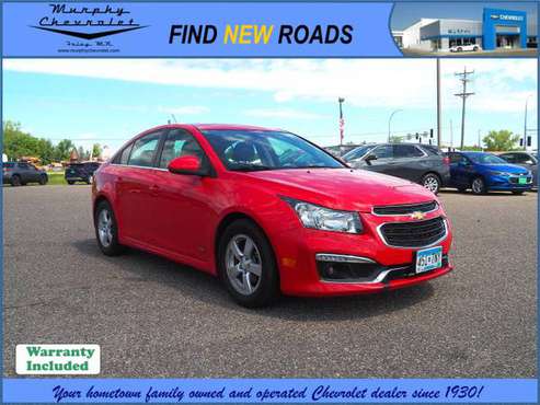 2016 Chevrolet Chevy Cruze Limited 1LT Auto - cars & trucks - by... for sale in Foley, MN