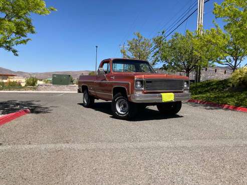 1977 C10 cheve short bed 4x4 VA 400 small block - - by for sale in Reno, NV