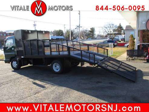 2008 Mitsubishi Fuso FE145 LANDSCAPE TRUCK, DOVE TAIL, DIESEL 70K for sale in south amboy, IN