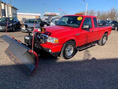 2011 Ford Ranger Sport SuperCab 4x4 w/7' Hiniker Plow - cars &... for sale in Anoka, MN