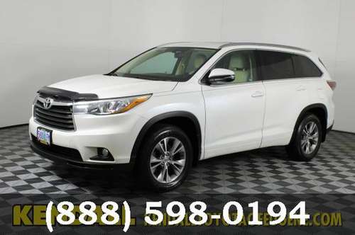2015 Toyota Highlander Blizzard Pearl Test Drive Today - cars & for sale in Eugene, OR