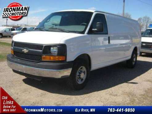 2014 Chevrolet Express 3500 1-ton extended cargo van for sale in Elk River, MN
