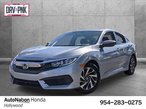 2017 Honda Civic EX SKU:HE060682 Sedan - cars & trucks - by dealer -... for sale in Hollywood, FL