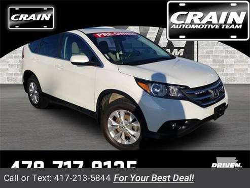 2014 Honda CRV EX suv White Diamond Pearl for sale in Springdale, AR