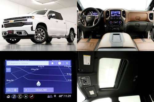 HEATED COOLED LEATHER! 2019 Chevy SILVERADO 1500 HIGH COUNTRY 4WD for sale in Clinton, MO