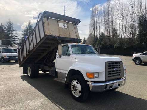 1995 Ford F800 16FT Dump Truck 8783 - - by dealer for sale in Kent, WA