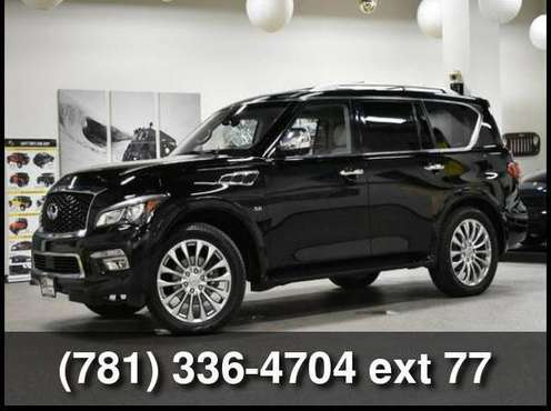 2015 INFINITI QX80 Deluxe Technology Package for sale in Canton, MA