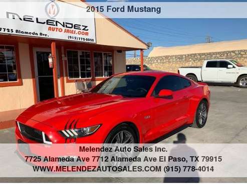 2015 Ford Mustang 2dr Fastback GT for sale in El Paso, TX