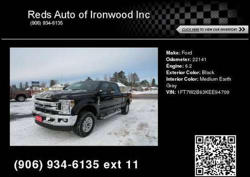2019 Ford F-250 Super Duty XLT 6.8 Ft Box - cars & trucks - by... for sale in Ironwood, WI