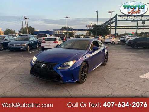 2015 Lexus RC 350 AWD $800 DOWN $139/WEEKLY - cars & trucks - by... for sale in Orlando, FL
