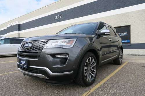 2018 Ford Explorer Platinum 4WD One Owner Clean Carfax, Loaded for sale in Andover, MN