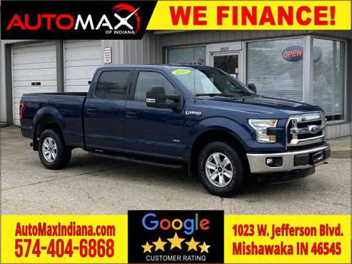 2015 Ford F-150 SuperCrew XLT w/HD Payload Pkg. ONE OWNER! FREE 4... for sale in Mishawaka, IN