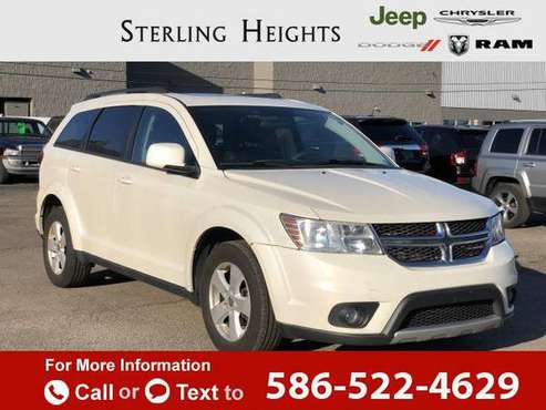 2012 Dodge Journey AWD 4dr SXT hatchback Pearl White Tri-coat for sale in Sterling Heights, MI