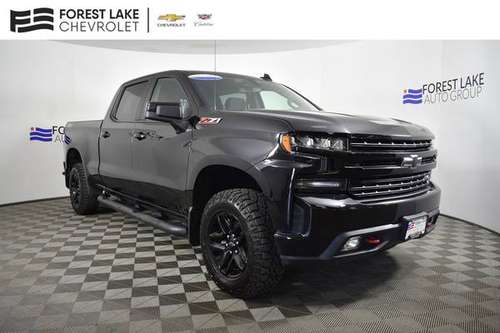 2019 Chevrolet Silverado 1500 4x4 4WD Chevy Truck LT Trail Boss Crew for sale in Forest Lake, MN