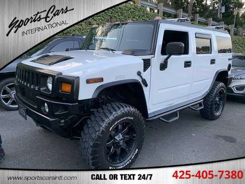 2005 HUMMER H2 LIFTED NEW TIRES LOW MILES AND SUPERCHARGED - cars & for sale in Bothell, WA