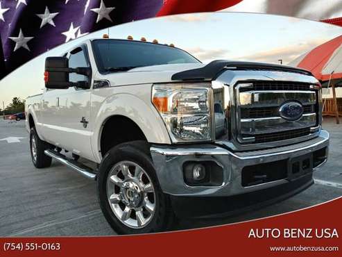 2016 Ford F-350 Lariat 4x4 Crew Cab - Diesel - One Owner! Low miles!... for sale in Fort Lauderdale, FL