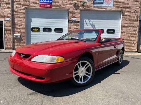 1997 FORD MUSTANG GT, 5spd DROP TOP! SHARP! - - by for sale in West Haven, CT