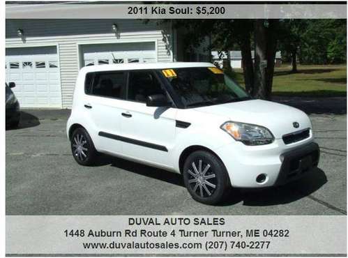 2011 Kia Soul Base 4dr Crossover 105823 Miles - cars & trucks - by... for sale in Turner, ME