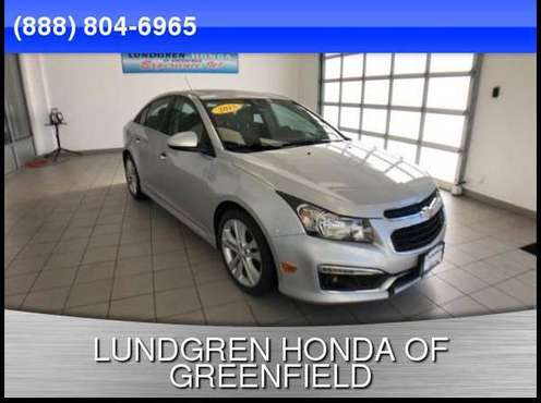 2015 Chevrolet Chevy Cruze LTZ - cars & trucks - by dealer - vehicle... for sale in Greenfield, MA