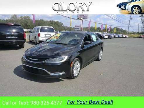 2015 Chrysler 200 Limited 4dr Sedan BLACK * AS LOW AS $1,295 DOWN * for sale in Monroe, NC
