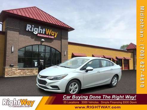 2017 Chevrolet Chevy Cruze LT - cars & trucks - by dealer - vehicle... for sale in Midlothian, IL