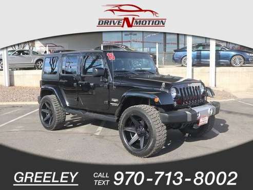 2015 Jeep Wrangler Unlimited Unlimited Sahara Sport Utility 4D -... for sale in Greeley, CO