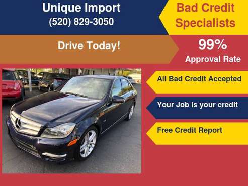 2012 Mercedes-Benz C-Class 4dr Sdn C 250 RWD Your Job is your... for sale in Tucson, AZ
