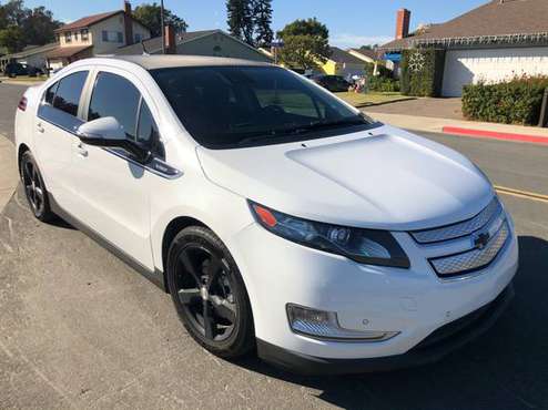 2014 Fully Loaded White Chevy Volt Premium - Low Miles! - cars &... for sale in Huntington Beach, CA