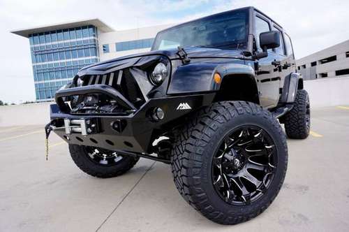 2016 Jeep Wrangler Unlimited Sahara ( TRIPLE BLACK WRANGLER ) for sale in Austin, TX