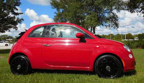 2012 Fiat 500 Convertible 34k Miles Automatic Leather 29/33 mpgs... for sale in Fort Myers, FL