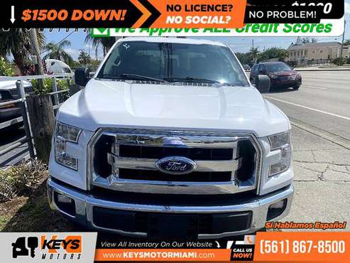 344/mo - 2015 Ford F150 F 150 F-150 Supercab 133 for sale in West Palm Beach, FL