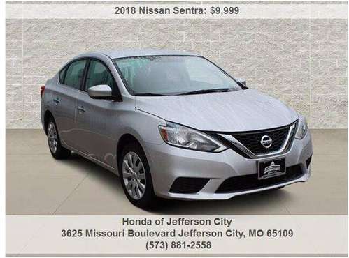2018 Nissan Sentra S - cars & trucks - by dealer - vehicle... for sale in Jefferson City, MO