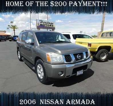 2006 Nissan Armada GREAT FAMILY VEHICLE!! - cars & trucks - by... for sale in Casa Grande, AZ