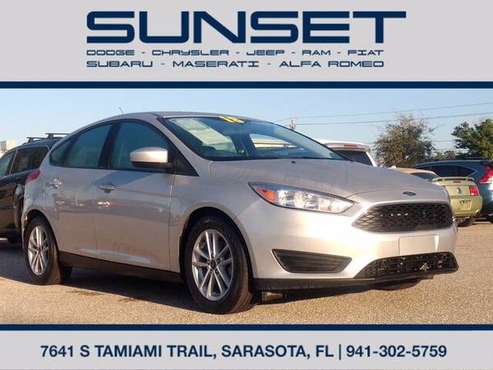 2018 Ford Focus SE Super Low 20K Miles Extra Clean CarFax Certified! for sale in Sarasota, FL