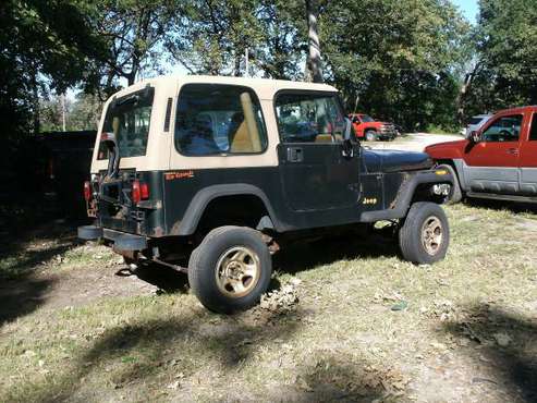 1995 JEEP WRANGER WITH HARD TOP - cars & trucks - by dealer -... for sale in Merrillville, IL