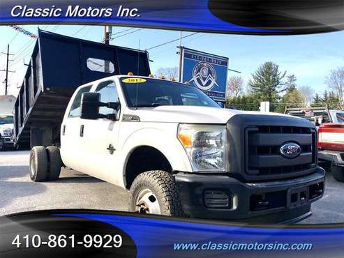 2012 Ford F-350 Crew Cab Dump Bed 4X4 DRW 1-OWNER! FLORIDA TRUCK for sale in Finksburg, PA