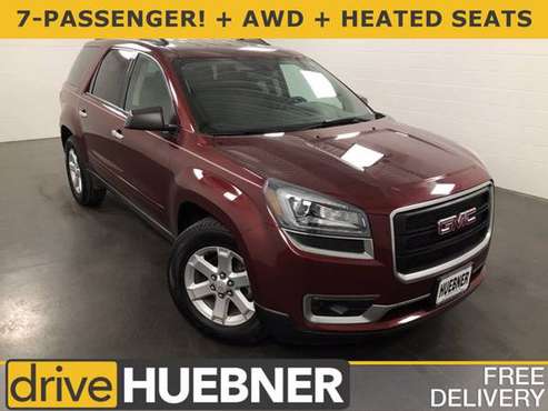 2015 GMC Acadia Crimson Red Tintcoat SAVE - - by for sale in Carrollton, OH