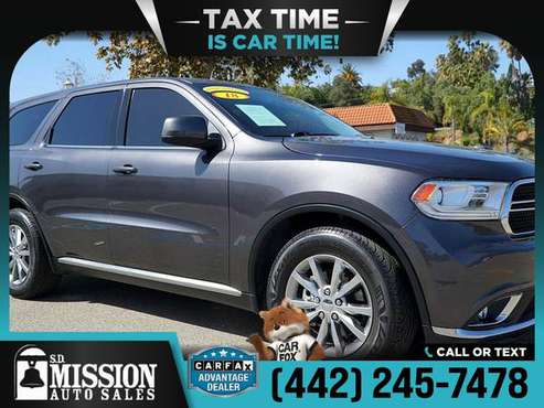 2018 Dodge Durango FOR ONLY 388/mo! - - by dealer for sale in Vista, CA
