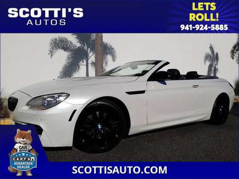 2014 BMW 6 Series 650i CONVERTIBLE~ LOW MILES~ CLEAN CARFAX~ AWESOME... for sale in Sarasota, FL