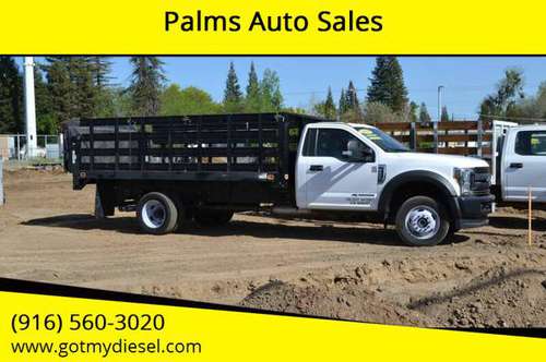 2018 Ford F-450 Xl DRW Flat bed Chassis 4x4 Hydraulic Liftgate for sale in Citrus Heights, CA