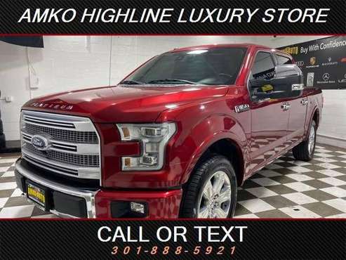 2015 Ford F-150 F150 F 150 Platinum 4x4 Platinum 4dr SuperCrew 5.5... for sale in Waldorf, MD