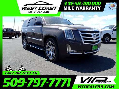 479/mo - 2015 Cadillac Escalade Luxury - - by dealer for sale in Moses Lake, WA