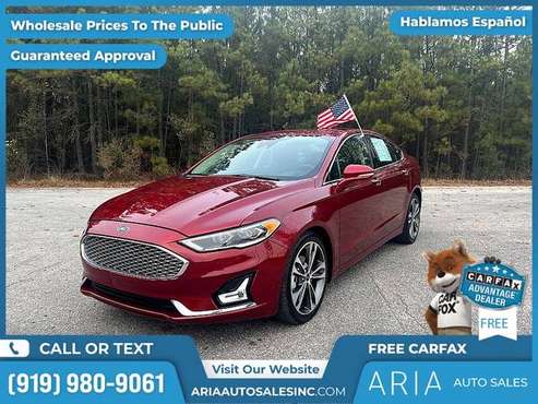 2019 Ford Fusion Titanium - - by dealer - vehicle for sale in Raleigh, NC
