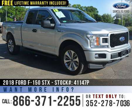 2018 FORD F150 STX Ecoboost - Tonneau Cover - SYNC - cars & for sale in Alachua, GA
