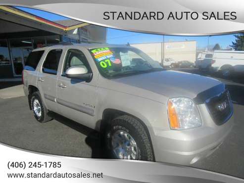 2007 GMC Yukon SLT 4X4 Third Row Only 131K Miles!!! - cars & trucks... for sale in Billings, ND
