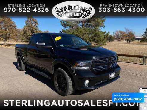 2015 RAM 1500 4WD Crew Cab 149 Sport - CALL/TEXT TODAY! - cars &... for sale in Sterling, CO