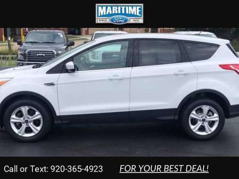2016 Ford Escape SE suv White - cars & trucks - by dealer - vehicle... for sale in Manitowoc, WI