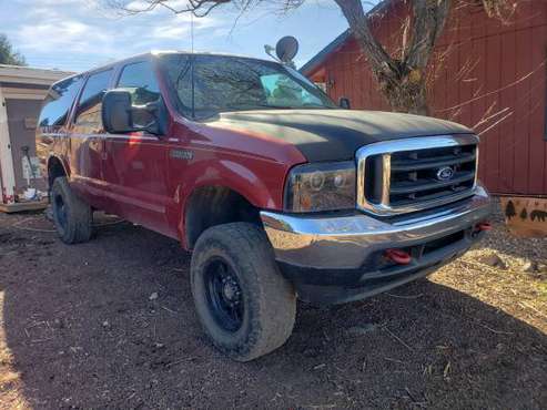 2000 Ford Excursion V10 4X4 Cold ac, hot heat, 4x4 works - cars & for sale in Flagstaff, AZ