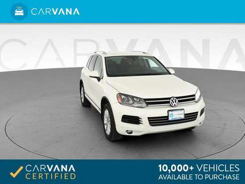 2012 VW Volkswagen Touareg VR6 Lux Sport Utility 4D suv WHITE - for sale in Inwood, NY
